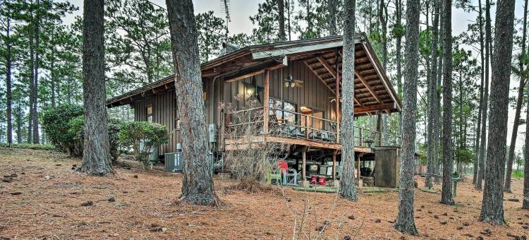 位于75英亩土地上的洛克汉姆小屋，配有湖泊通道！(Rockingham Cabin on 75 Acres w/ Lake Access!)图片