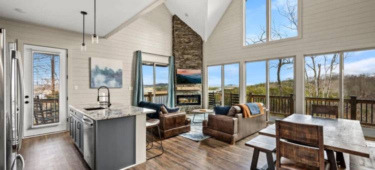 新湖景 室内泳池 可住14人 热水浴缸(NEW Lake View Indoor Pool Sleeps 14 Hot Tub)图片