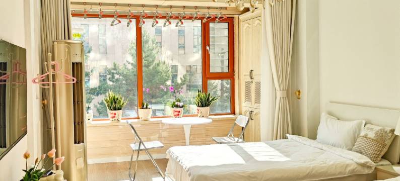 大学阳光网红墙季节空间民宿(公园路分店)图片