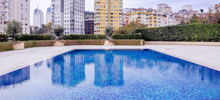 现代1bdr公寓配有游泳池，健身房和停车场(Modern 1Bdr Residence with Pool, Gym Parking)图片