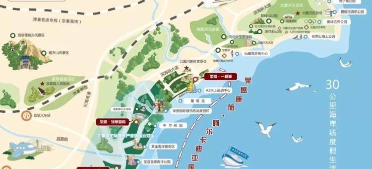 戴河首领公寓阿尔卡迪亚(滨海新大道分店)图片