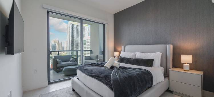 高端布里克尔公寓(Exclusive Condo in Glamorous Brickell)图片