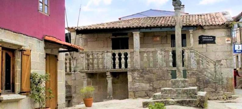 House in Combarro by the Sea图片