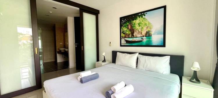 6-17 - 两卧室公寓带阳台和共享泳池(6-17 2bedrooms 2baths 1 Km Walking To Patong Beach)图片