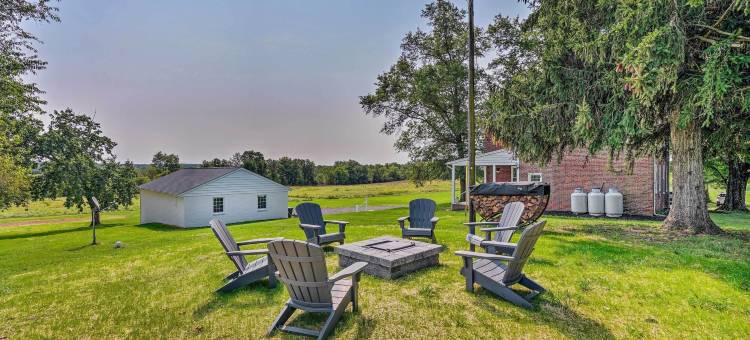 高档乡村住宅，设有火坑，在Taneytown！(Upscale Country Home w/ Fire Pit in Taneytown!)图片