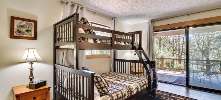 河畔林地小屋：树木和森林景观(Riverfront Woodland Cabin: Wooded & Forested Views)图片