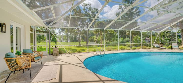 配有游泳池，带屏幕的Lanai的舒适奥卡拉避难所(Cozy Ocala Retreat w/ Pool, Screened Lanai!)图片