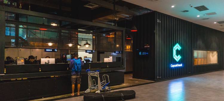 客宿站-陆侧区域 吉隆坡国际机场二号航站楼1层(CapsuleTransit Landside - Airport Hotel - Public Area - Gateway KLIA T2, Lvl 1)图片