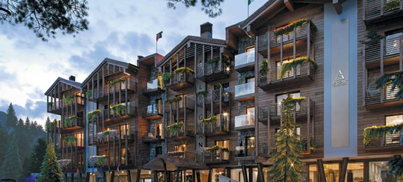 勒巨人, 库马耶, 万豪旅享家公寓(Le Geant, Courmayeur, Apartments by Marriott Bonvoy)图片