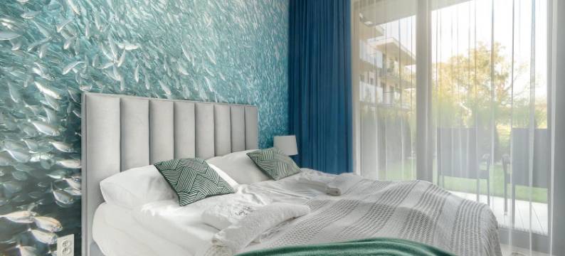 涅霍热的公寓，靠近波罗的海海滩(Ground floor apartment with a garden in Niechorze)图片