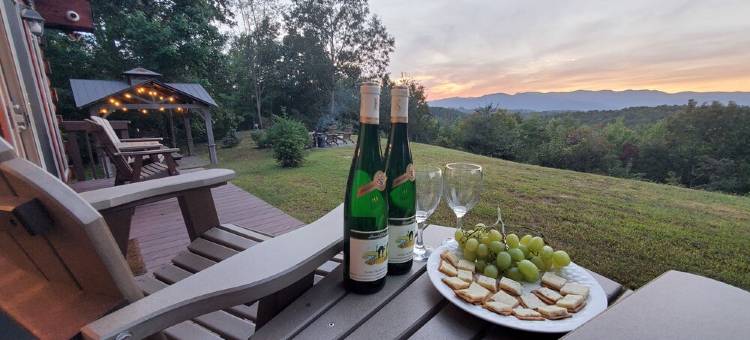 Private Stunning Mtn Views LogCabin Jetted Tub EV Charger Wifi 15 Min-Lake James图片