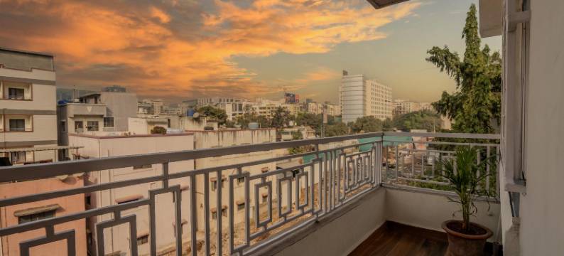 位于浦那国际机场的1卧室-平方米|带1个独立浴室(Gapstays)图片