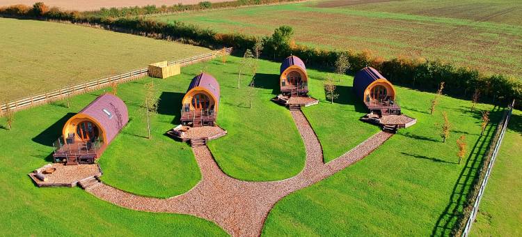 约克郡海岸线附近豪华露营木屋(Glamping Pods in Yorkshire near Coastline)图片