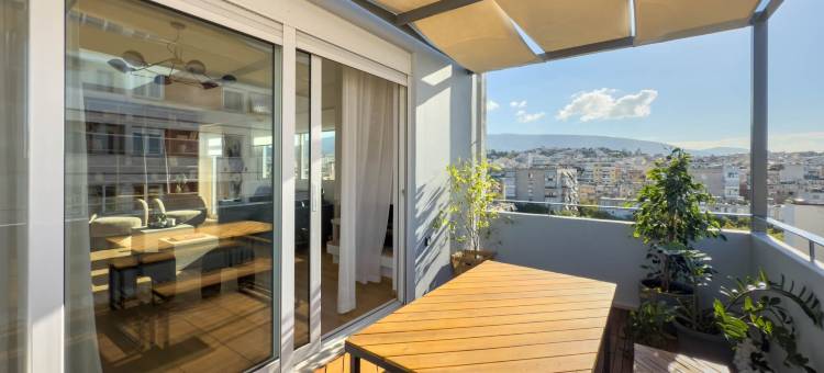 雅典卫城天空隐居处带按摩浴缸三卧室复式(Acropolis Sky Retreat Jacuzzi 3Br Maisonette)图片