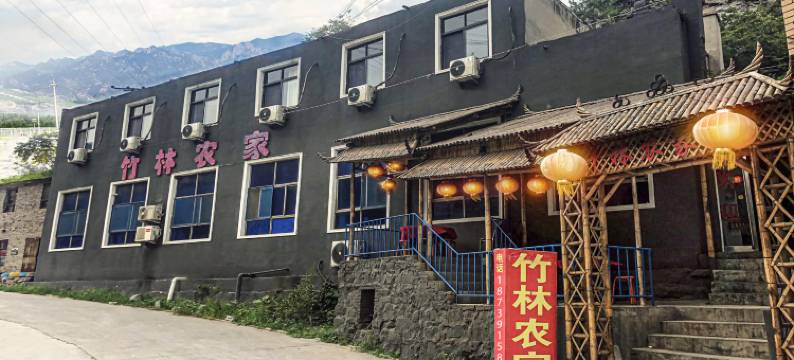 青天河竹林农家图片