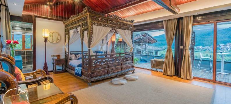 腾冲想住听云墅观湖全景客栈图片