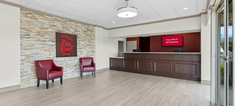 剑桥红屋顶酒店，俄亥俄州(Red Roof Inn Cambridge, OH)图片