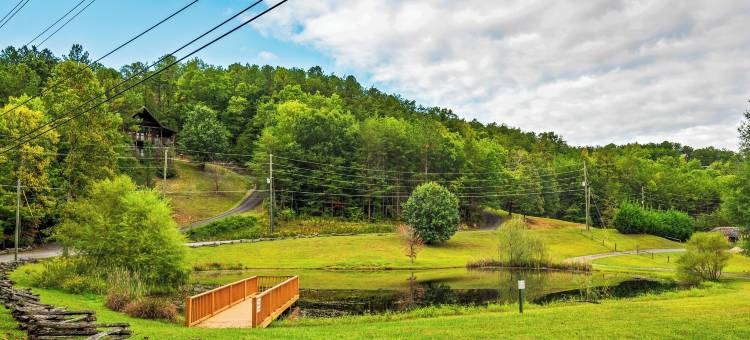 九月特惠：宁静的山景，钓鱼池和泳池(Fall Special Peaceful Mt Views Fishing Pond)图片