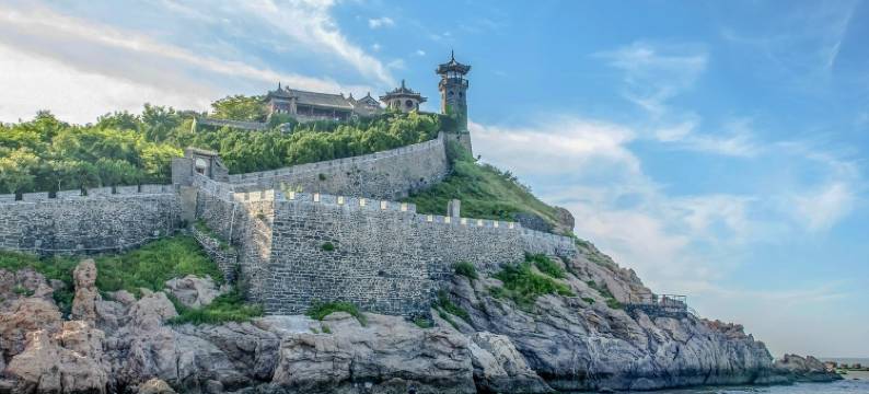 蓬莱阁听海小筑图片