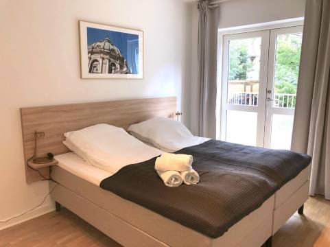 宽敞的1卧在腓特烈斯贝带阳台(Spacious 1-Br w a Balcony in Frederiksberg - 202)