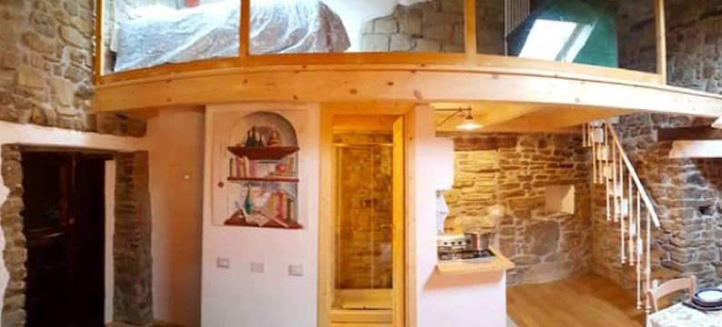 Studio in Castelmezzano with Wonderful Mountain View Furnished Balcony and WiFi图片