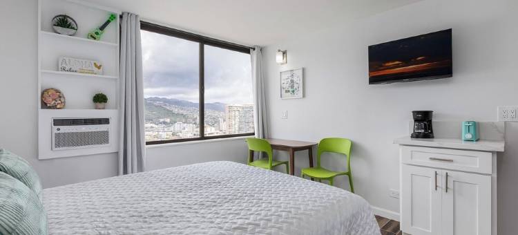威基基高层已翻新公寓(Remodeled High Floor Waikiki Studio)图片