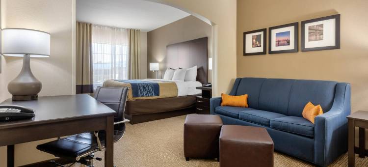 小石城北部麦凯恩购物中心舒适套房酒店(Comfort Inn & Suites North Little Rock McCain Mall)图片