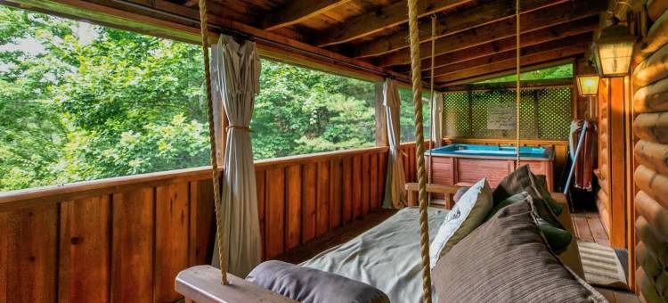 美丽景观 壁炉 热水浴缸 门廊 床 私密(Nice View Fireplace, Hot Tub, Porch Bed, Private)图片