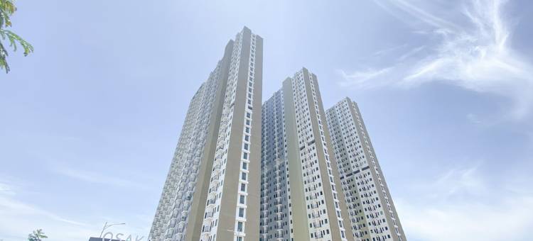 现代且整洁的无厨房工作室Osaka Riverview Pik 2公寓(Modern Look and Tidy Studio (No Kitchen) Osaka Riverview Pik 2 Apartment)图片