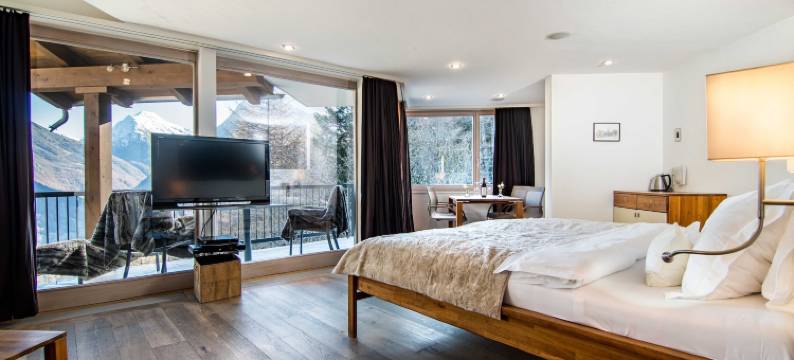 瓦尔德酒店弗莱施霍恩 - 萨斯费全景隐居处(Waldhotel Fletschhorn Panoramic Retreat in Saas Fee)图片