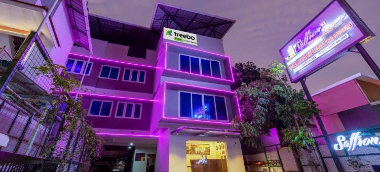 普纳马达湖的Treebo Vsaffron Regency(Treebo VSaffron Regency, Punnamada Lake)图片