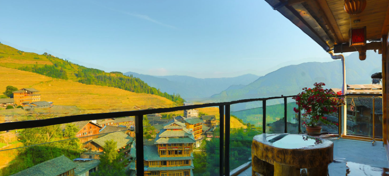 龙脊梯田垄上客栈图片