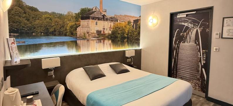 圣瑞尼安红牛肉原创城市酒店(The Originals City, Hôtel le Boeuf Rouge, Saint-Junien)图片