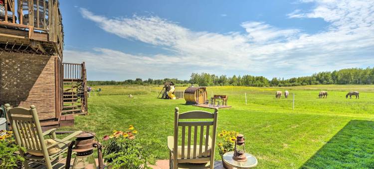 德卢斯开间带桑拿在工作马场！(Duluth Studio w/ Sauna on Working Horse Farm!)图片