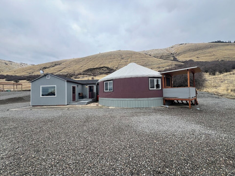 Unbelievable yurt home. 1300 sq ft. Not your average yurt.