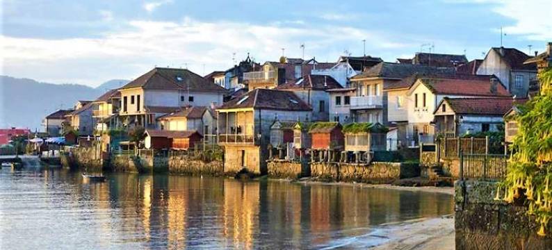 House in Combarro by the Sea图片