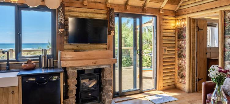Lodge in Cornwall with Widemouth Bay Views图片