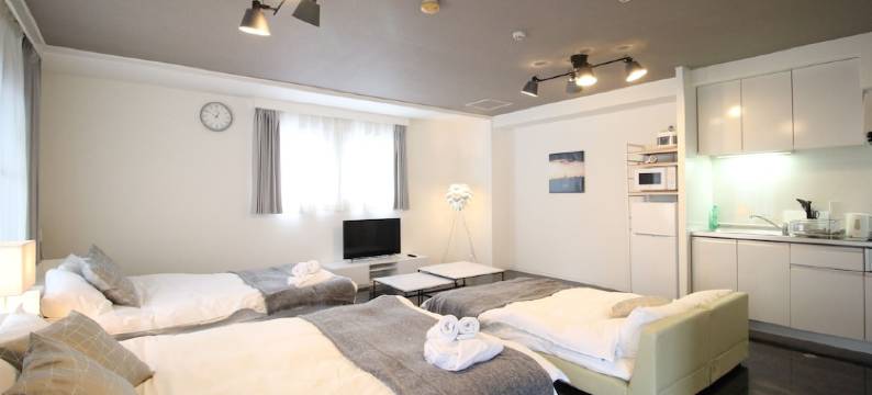 距离大阪城1站公寓(Atrium Deluxe Apartment - Self Check-In Only)图片