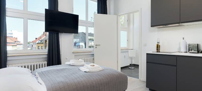 明亮的希尔德海姆昂古莱姆广场公寓(Bright Hildesheim Angoulemeplatz)图片