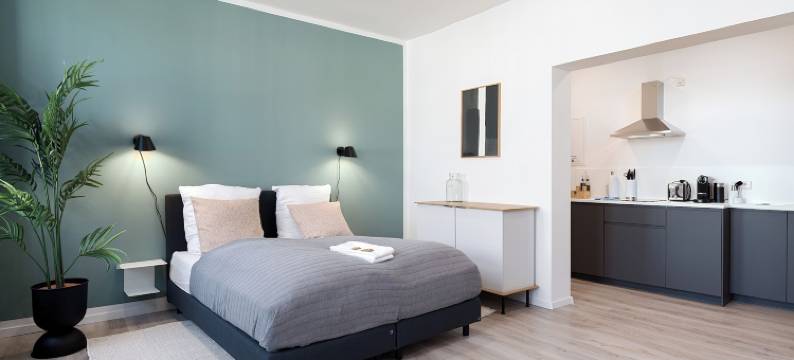 明亮的希尔德海姆昂古莱姆广场公寓(Bright Hildesheim Angoulemeplatz)图片