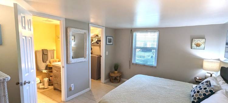 海滨实惠首层一居室公寓大厦 配特大床 & 恒温泳池!(Affordable ONE BR Main Floor Condo RIGHT ON THE BEACH w/ KING Bed & Heated POOL!)图片