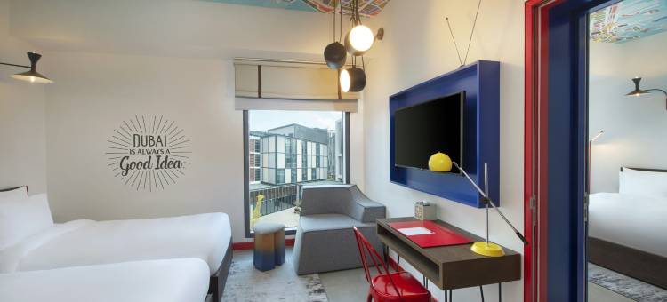 迪拜阿尔西夫希尔顿欢朋酒店(Hampton by Hilton Dubai Al Seef)图片