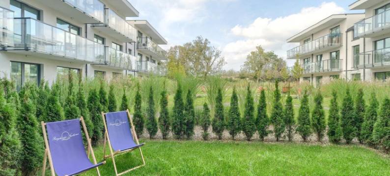 涅霍热的公寓，靠近波罗的海海滩(Ground floor apartment with a garden in Niechorze)图片