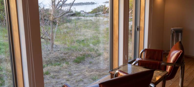 黑岛天良的出租别墅，是北前船主和水手的城镇。(Captains House Great View on Former Salt Farm)图片