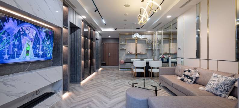 塞拉维服务阿帕特门茵豪姆斯 & 兰德马克81(Celavie Services Apartments Vinhomes & Landmark 81)图片