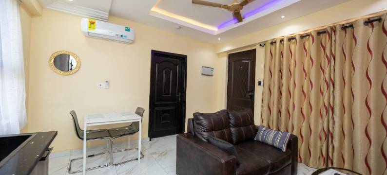 一卧室带家具公寓 - Wifi，空调，安全保障(1 Bed Furnished Apartment - Wifi Aircon Security)图片