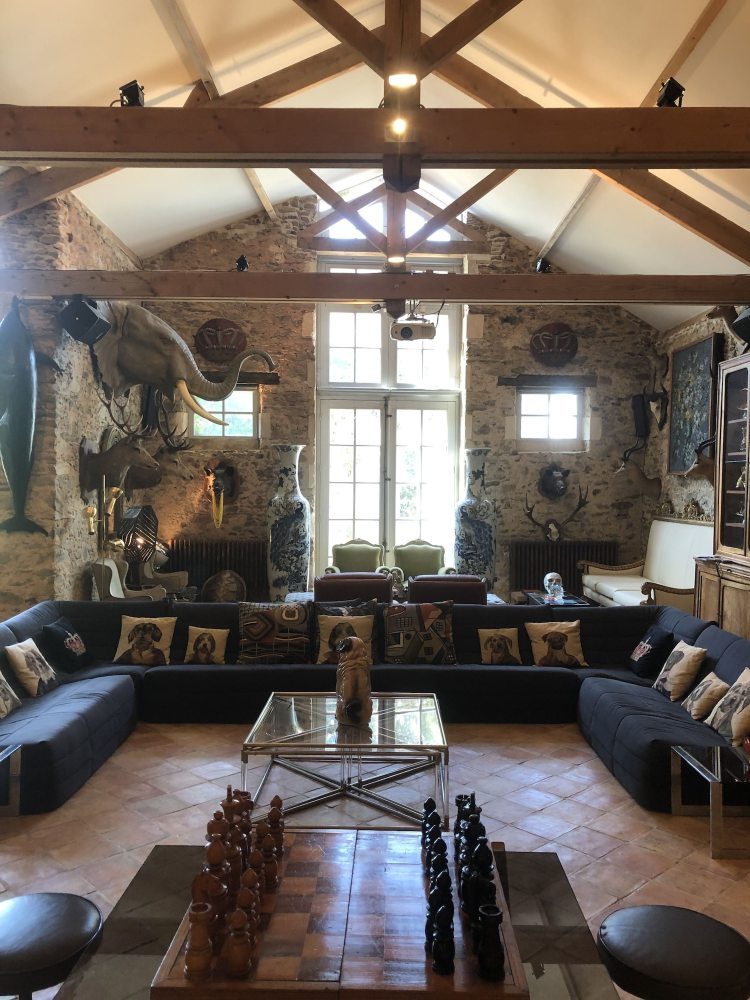 Chateau de La GoujonnerieOver view