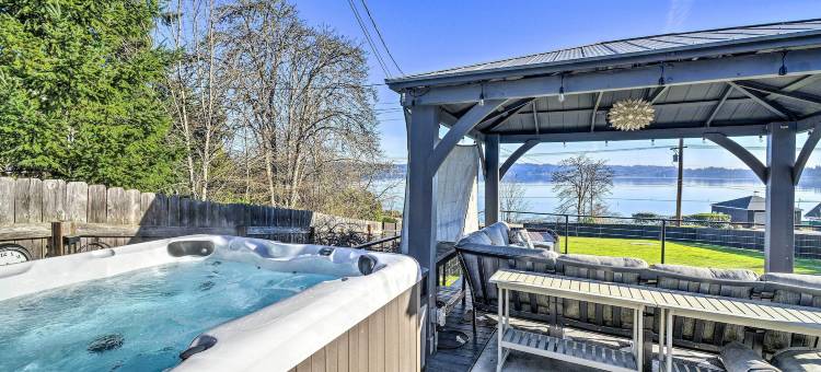 带热水浴缸和水景的Puget Sound小屋！(Puget Sound Cabin with Hot Tub and Water Views!)图片