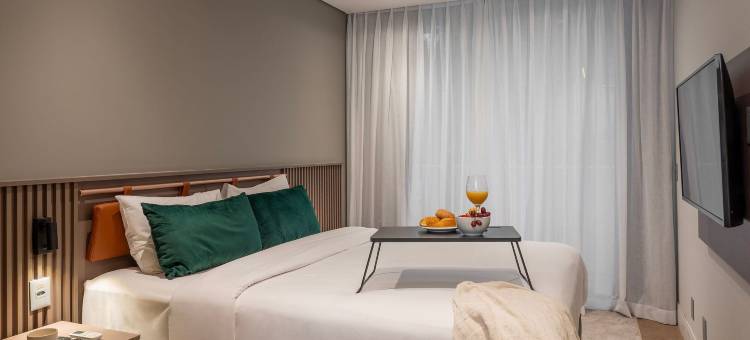 Viva 的 The Spot One - 豪华且直通 Balneário 购物中心(The Spot One by Viva - Luxo e Acesso Direto ao Balneário Shopping)图片