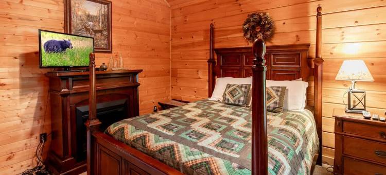 美丽景观 壁炉 热水浴缸 门廊 床 私密(Nice View Fireplace, Hot Tub, Porch Bed, Private)图片